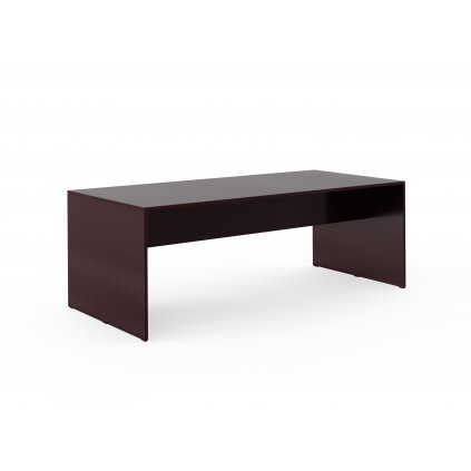 gb modular dining table 210 burgundy anodized product image 1