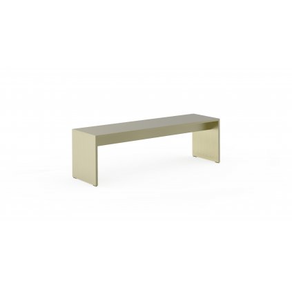 gb modular bench 140 dark gold anodized product image 1