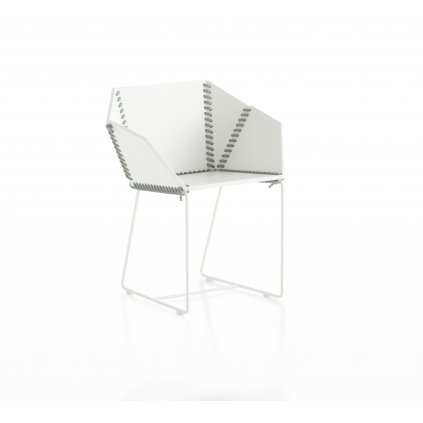 textile dining armchair white product image 2