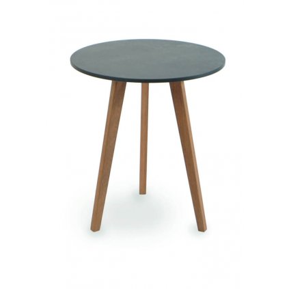 Zahradny odkladaci stolik ATLANTIC, Fischr Mobel, teak, okruhly