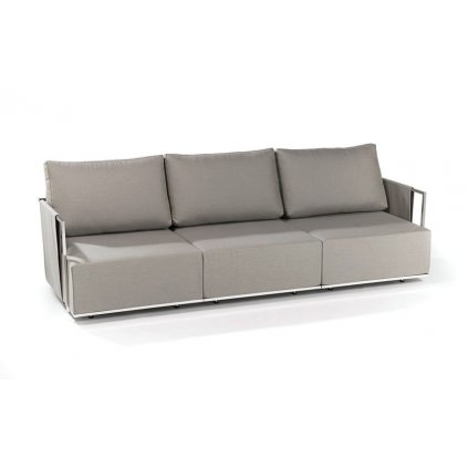 Záhradná modulárna sedačka SUITE lounge 3 seat sofa, Fischer Möbel, modulárna sedačka béžová