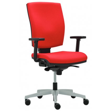 otočná kancelárska stolička so synchrónnou mechanikou,výškovo nastaviteľné operadlo,kovový kríž,nastaviteľné podrúčky,,ANATOM 986,RIM,pracovná stolička