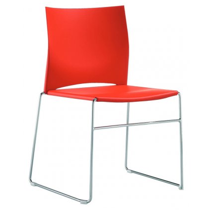 plastová stolička s kovovou podnožou,WEB 950.000,RIM,stohovateľná stolička