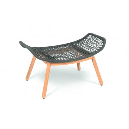 Zahradna podnozka WING light 2724T, Fischer Mobel, teak, hlinik, antracit 2