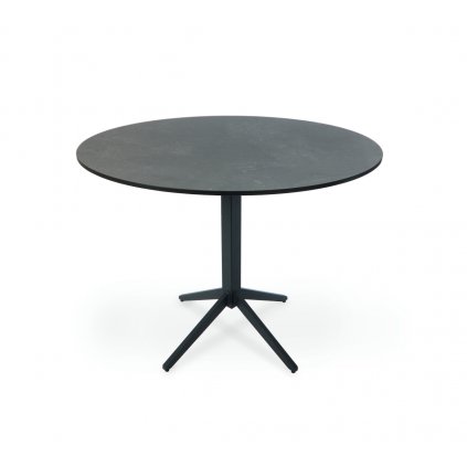 Zahradny bistro stol ATLANTIC 3375AS, Fischer Mobel, sklapaci, okruhly, priemer 90 cm, antracit