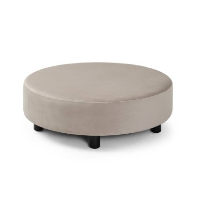 calunena okruhla sofa urcena do verejnych priestorov NUBI NB P12 BEJOT taburet pre openspace, do hal a cakarni