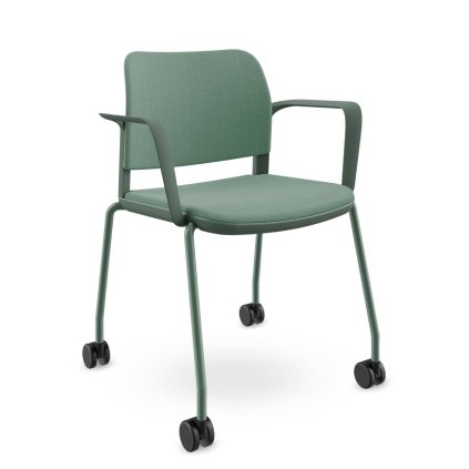 konferencna stolicka duo du 03 BR01 r60 LD seating mobilna stolicka s podruckami pre kancelarie a coworking (1)
