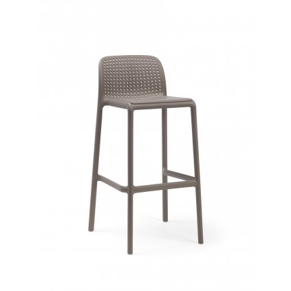 Záhradná barová stolička LIDO stool, NARDI, výška sedu 76 cm, hnedá