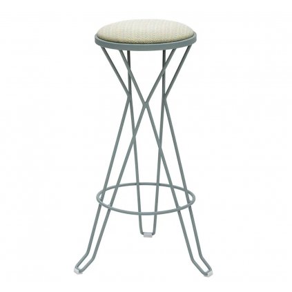 Isimar outdoor furniture contemporary MADRID stool upholstered 2