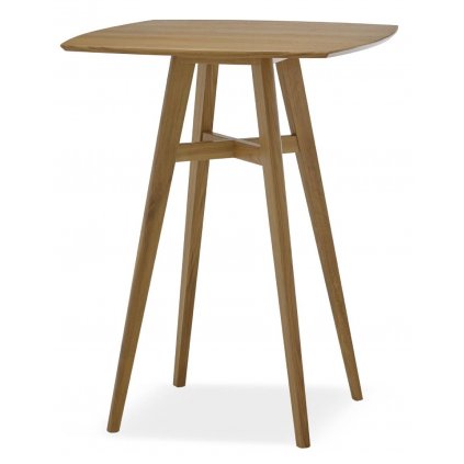 celodrevený barový stôl dubový, rozmer 860 x 860 x výška 1110 mm, Witty WT 5464, Rim sedooz.sk