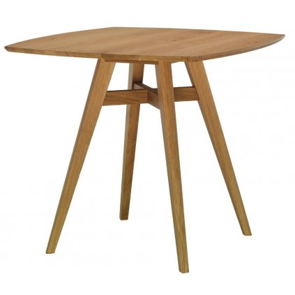 štvorcový celodrevený stôl dubový, rozmer 860 x 860 x výška 745 mm Witty WT 5461, RIM,sedooz (2)
