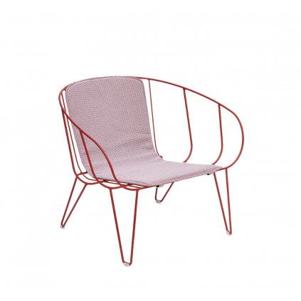 isimar outdoor furniture OLIVO lounge geranium red min