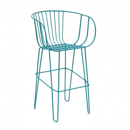 isimar outdoor furniture OLIVO stool navy blue min