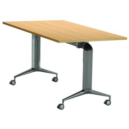 sklopný pracovný stôl na kolieskach,kovová podnož,MULTI 420,RIM,stohovateľný stôl