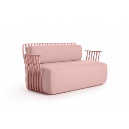 GRILL 2 seat sofa 45 plain pink