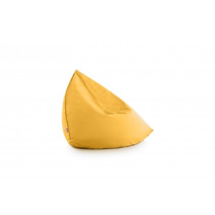 Sail mini pouf 45 plain mustard