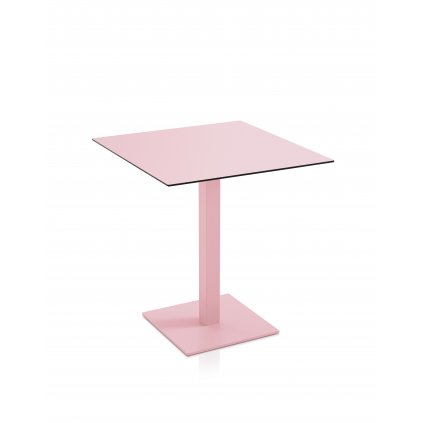 Mona dining table 70x70 pink 45