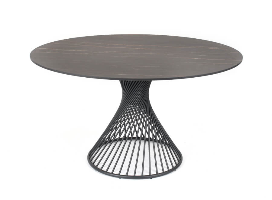 Záhradný jedálenský stôl CLARIS 5693 R130, okrúhly