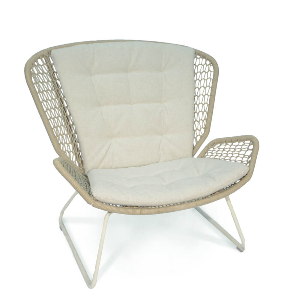 Záhradné relaxačné kreslo WING LIGHT Relax 2754WS, biele
