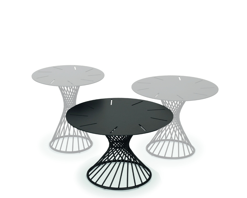 Záhradný stolík CLARIS 5666, okrúhly, priemer 56 cm
