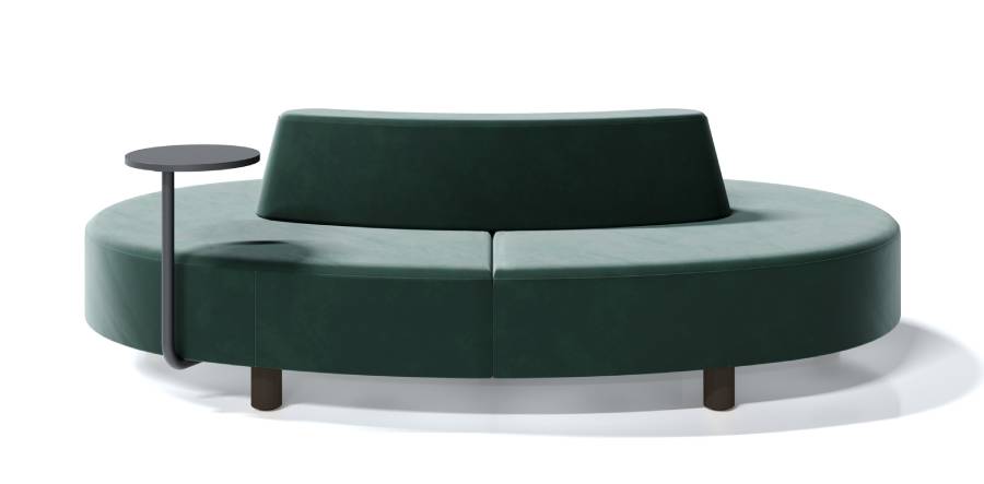 NUBI NB PO23 TB-L čalunena sofa s príručným stolíkom
