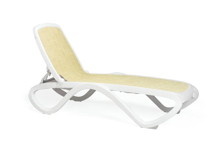 Záhradné ležadlo OMEGA Bianco Beige