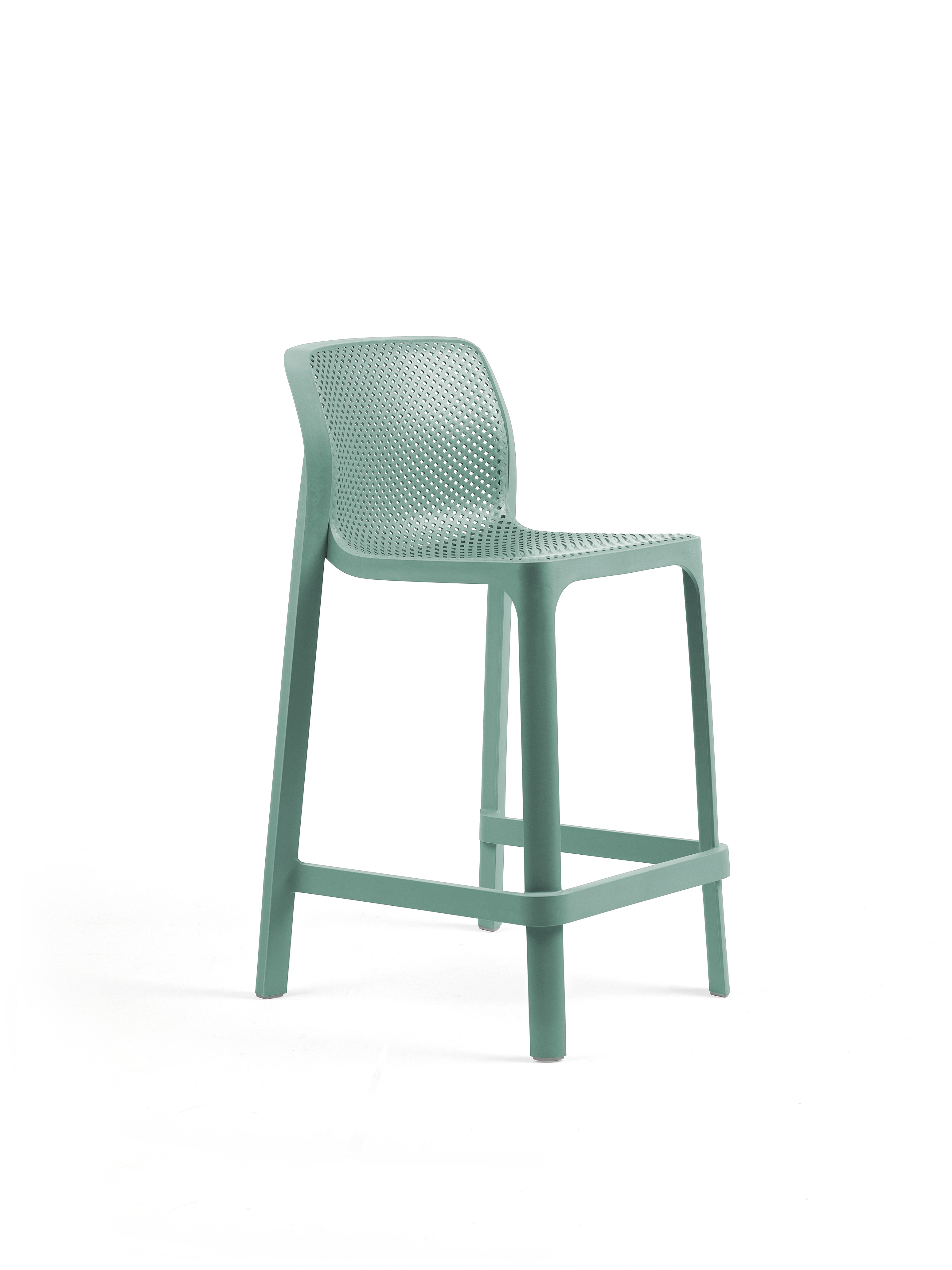 Záhradná barová stolička NET STOOL MINI, plastová