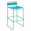 isimar minimalist furniture PORTOFINO low stool turquoise blue