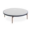 onde coffee table grey blue copper 120x35h 45