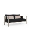solanas 2 seat sofa gold