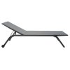 Zahradne lehatko ATLANTIC sunbed 3327AS, Fischer Mobel, s kolieskami, polohovatelne, antracit