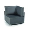 Záhradné kreslo SUITE corner module, Fischer Möbel, farba antracit