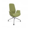 Otočné kreslo ELLIE Pro 10HST, Profim, zelené kreslo bez koliesok