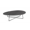 Zahradny konferencny stolik DROP 3265, Fischer Mobel, ovalny antracit