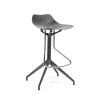 Kovova barova stolicka KLERA S, Sitia, siva, hlinik, vyska sedu 69 mm