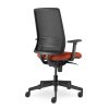 otocna kancelarska stolicka synchronna mechanika cierne plasty lyra air 215 bl sy br207 LD SEATING otocna stolicka so sietovanym operadlom