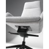 Otocne kancelarske kreslo DARWIN, Sitia, s vysokym operadlom, mechanika