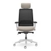 otocna kancelarska stolicka s opierkou hlavy synchronny mechanizmus lyra 215 wh sys br211wh LD SEATING pracovna stolicka so sietovanim operadlom