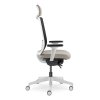 otocna kancelarska stolicka s opierkou hlavy synchronny mechanizmus biele plasty sietovinove operadlo lyra 215 wh sys br211wh LD SEATING pracovna stolicka k pocitacu
