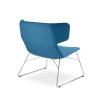 calunene kreslo s vankusikom a ocelovou chromovou podnozou FLEXI LOUNGE FL L Q LD Seating lounge kreslo