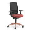 otocna kancelarska stolicka so sietovanym operadlom detaily v tehlovej farbe LYRA AIR 215 brick at br210 f4013 LD SEATING pracovna stolicka k pocitacu