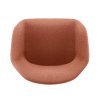 calunene kreslo so stvornohou drevenou podnozou RIVA RI 02 D LD Seating detail sedadla