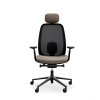 kancelarska otocna stolicka pace 151sfl max cierny kriz sietovane operadlo pracovna stolicka s opierkou hlavy (2)