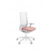 Zdravotná kancelárska stolička ružová ACCIS Pro 150SFL light grey P63PU LU, PROFIM, ergonomická stolička k PC, s bedrovou opierkou a podrúčkami, svetlosivá