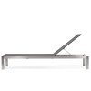 Lounger side view brushed