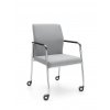Konferenčná stolička s kolieskami ACOS Pro 30HC O, Profim, sivá stolička do zasadačky