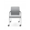 Konferenčná stolička s kolieskami ACOS Pro 30HC O, Profim, sivá stolička do zasadačky, spredu