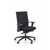 Kancelárska stolička otočná PLAYA 11SL, Profim, čierna ergonomická stolička s podrúčkami do kancelárie