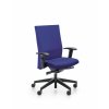 Kancelárska stolička otočná PLAYA 11SL, Profim, modrá ergonomická stolička s podrúčkami do kancelárie