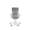 Ergonomická kancelárska stolička VIOLLE 130SFL light grey LG, Profim, otočná, svetlosivá, pohľad zozadu